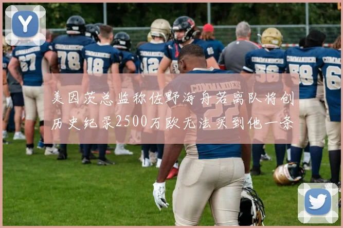 美因茨总监称佐野海舟若离队将创历史纪录2500万欧无法买到他一条腿